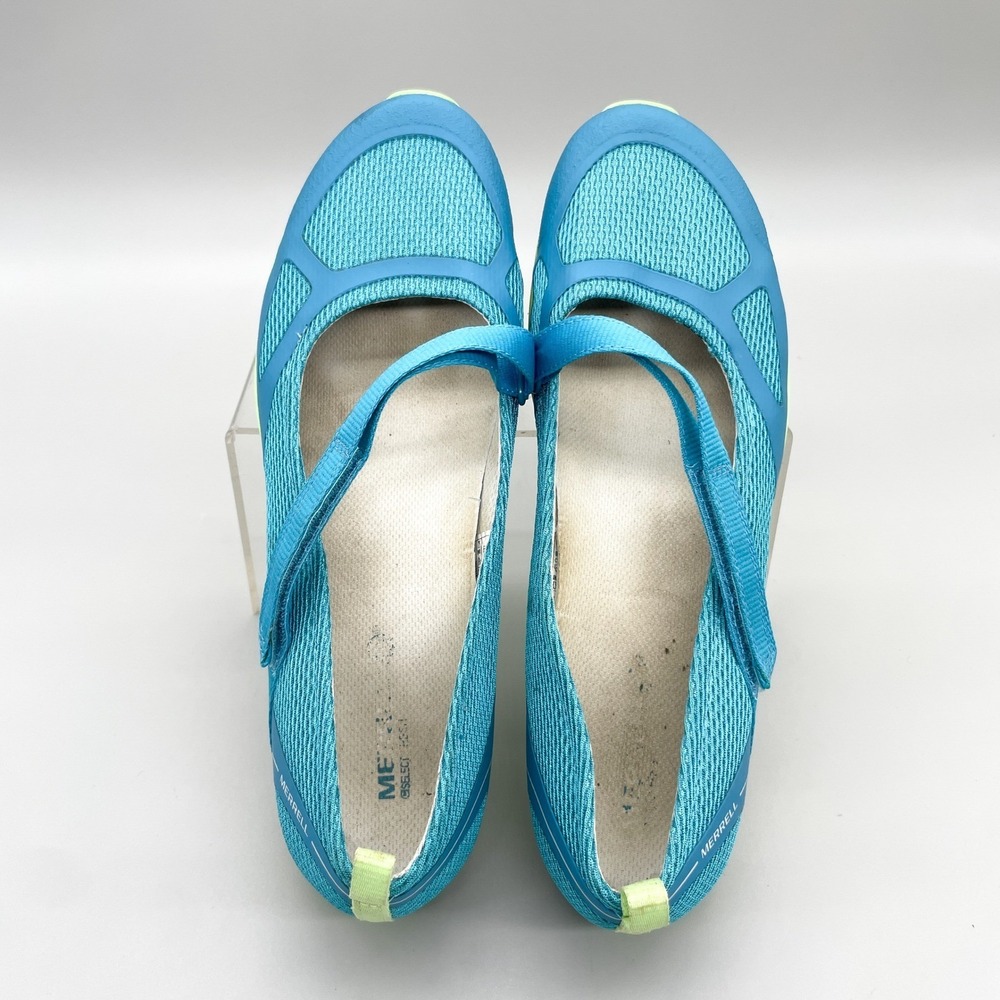Merrell Ceylon Sport Mary Jane Sneakers Womens 11 Teal Blue Green Casual Travel - Picture 8 of 15